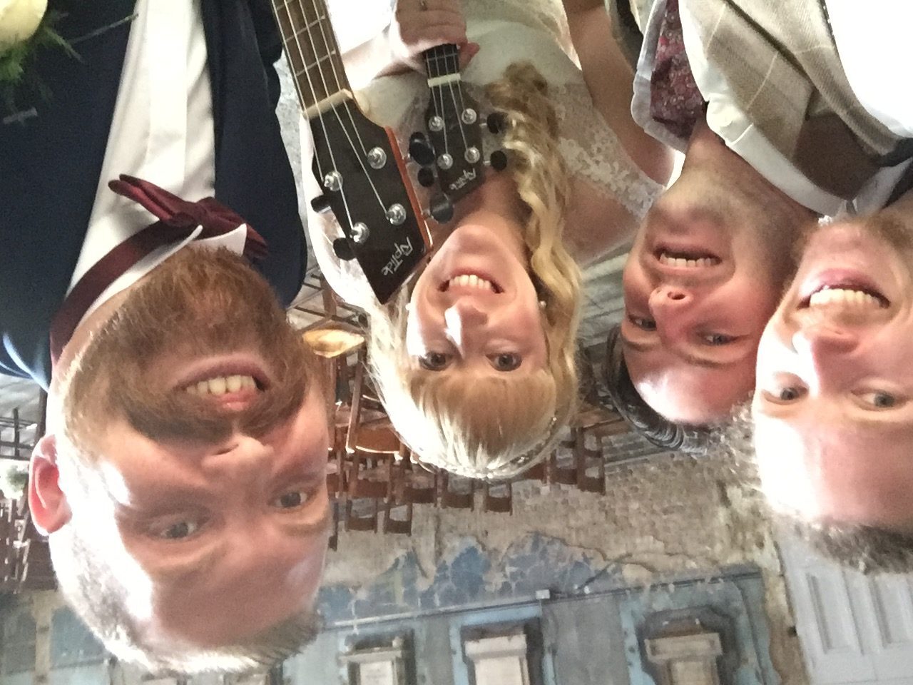 Beautiful ukulele wedding at the asylum peckham